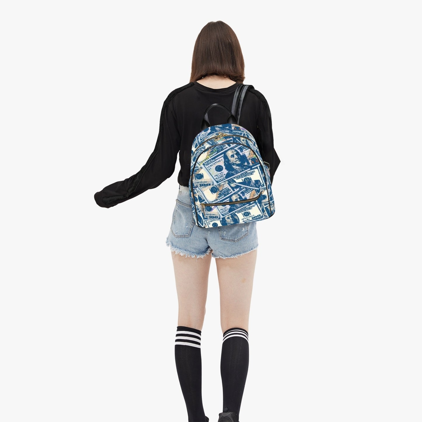 kokorepublic 909. All Over Printed PU Backpack