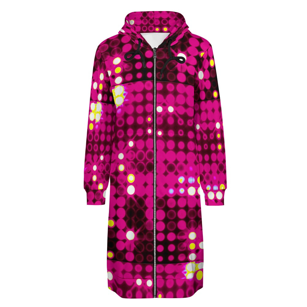 kokorepublic Women's full print long Hoodie