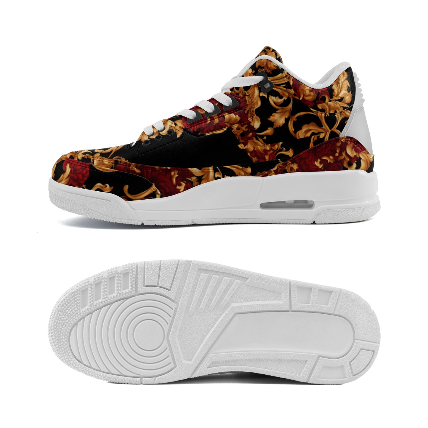 fullbreedcustom Unisex Non Slip Sneakers Lace Up Fashion Shoes