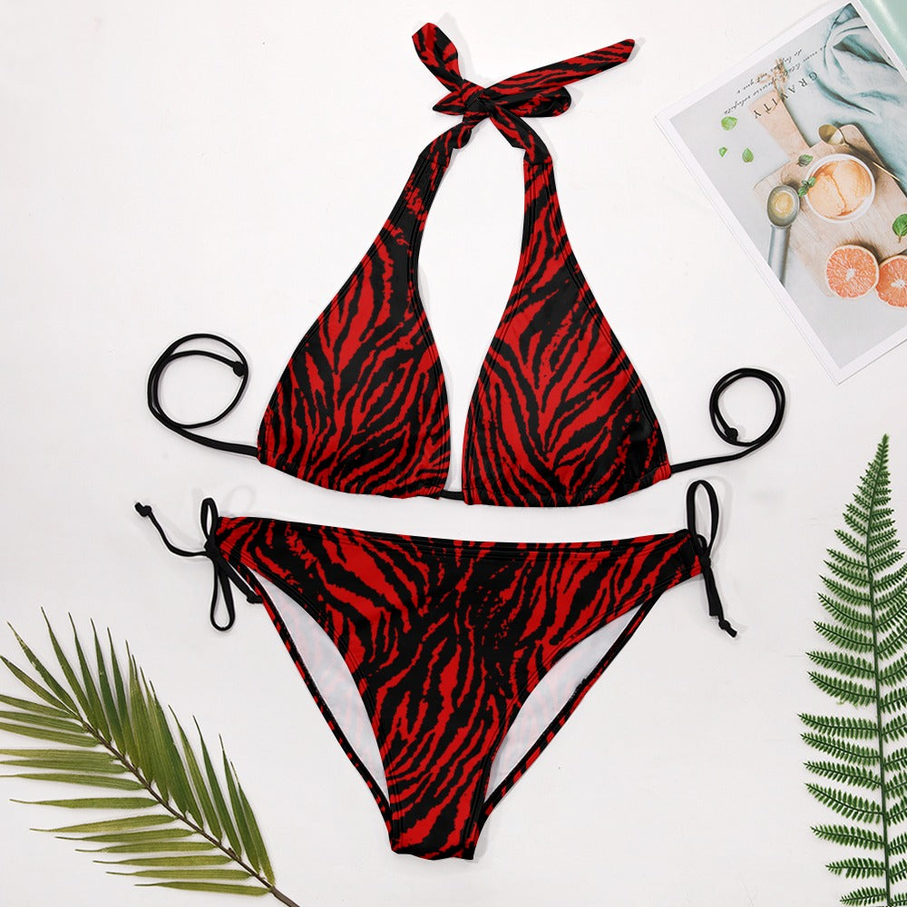 kokorepublic Ladies Sexy V-Neck Bikini Swimsuit