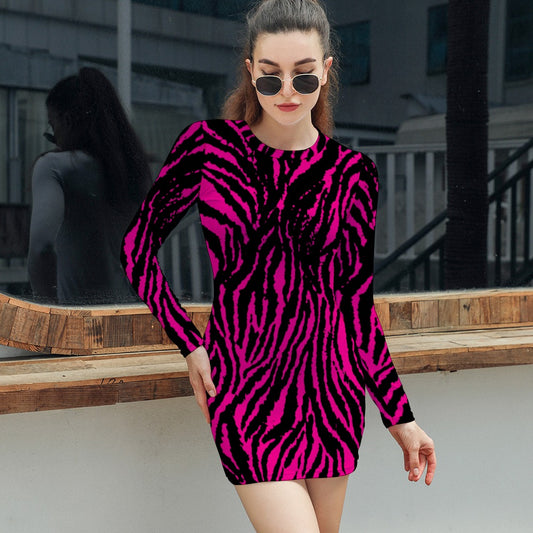 kokorepublic Women's Elegant Long Sleeve Skinny Dress