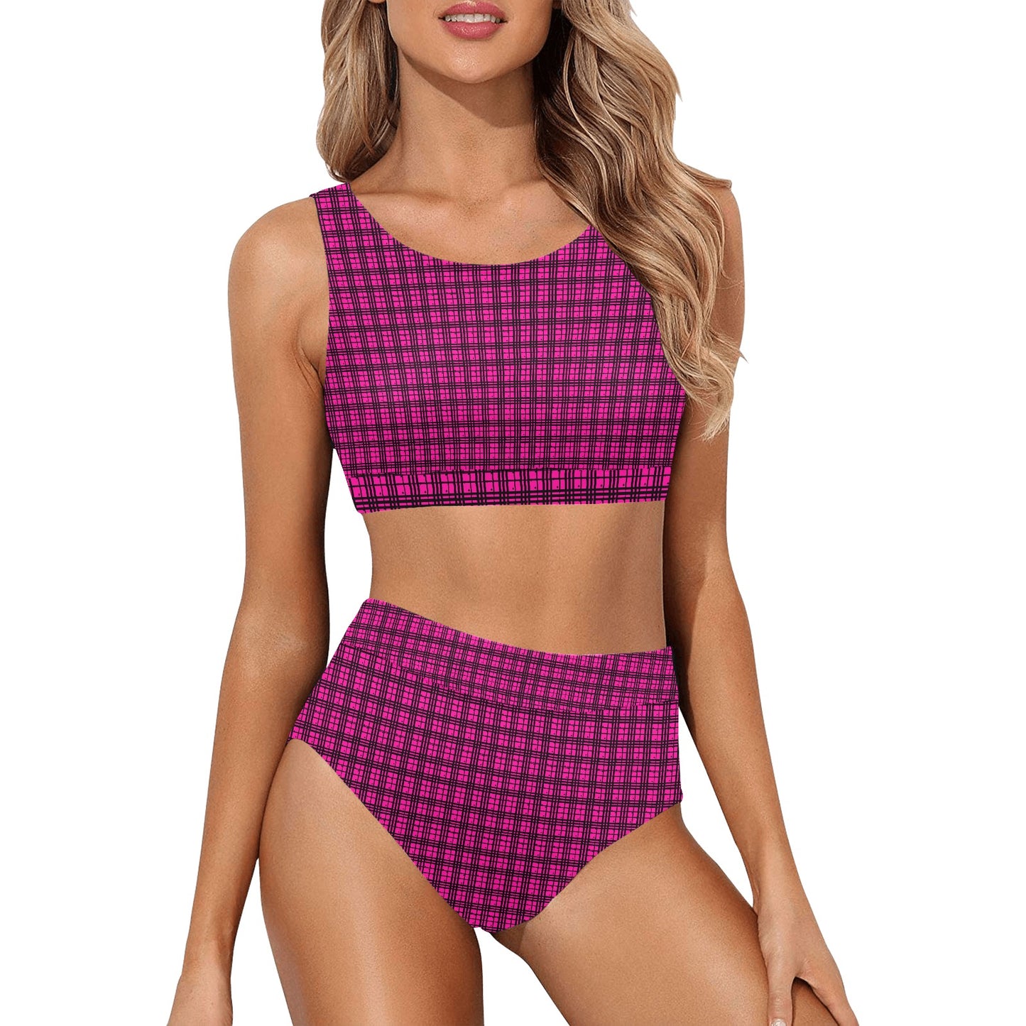 kokorepublic Women's Crop Top Bikini Set (S21)