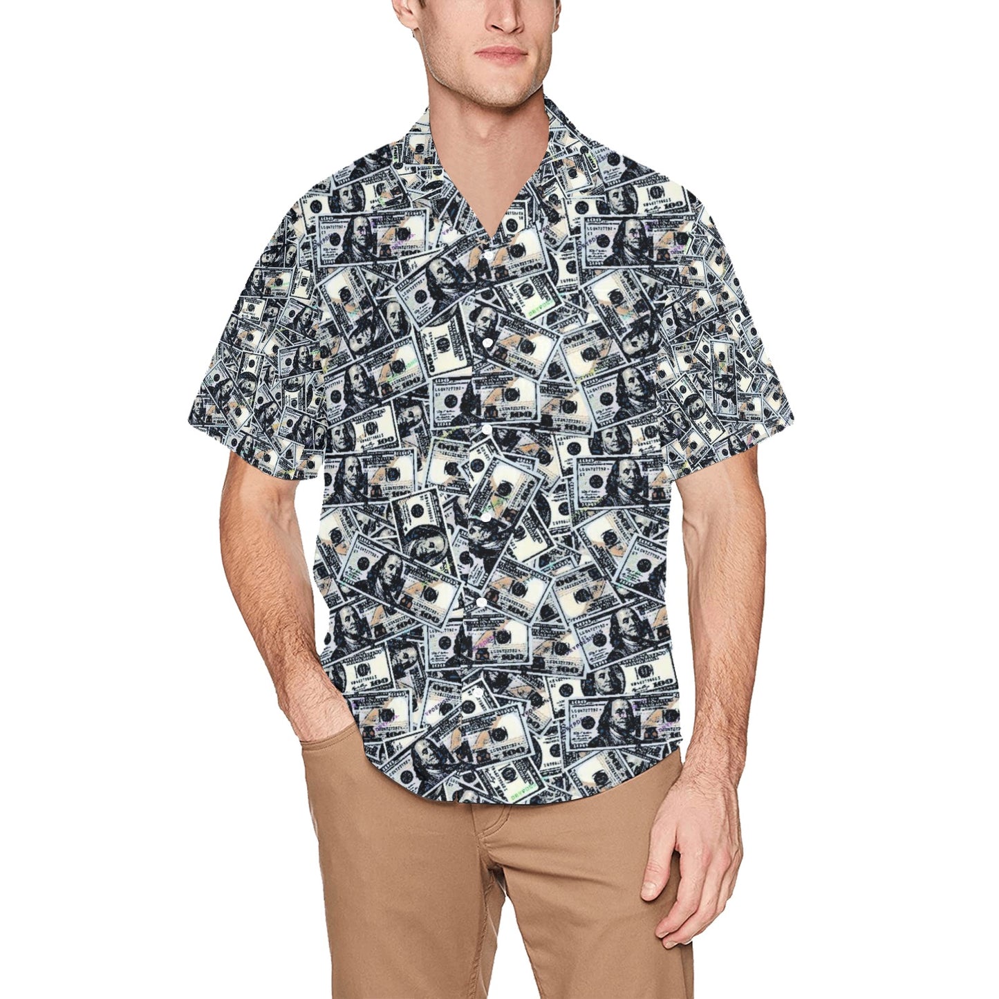 Kokorepublic Men's All Over Print Hawaiian Shirt With Chest Pocket(ModelT58)