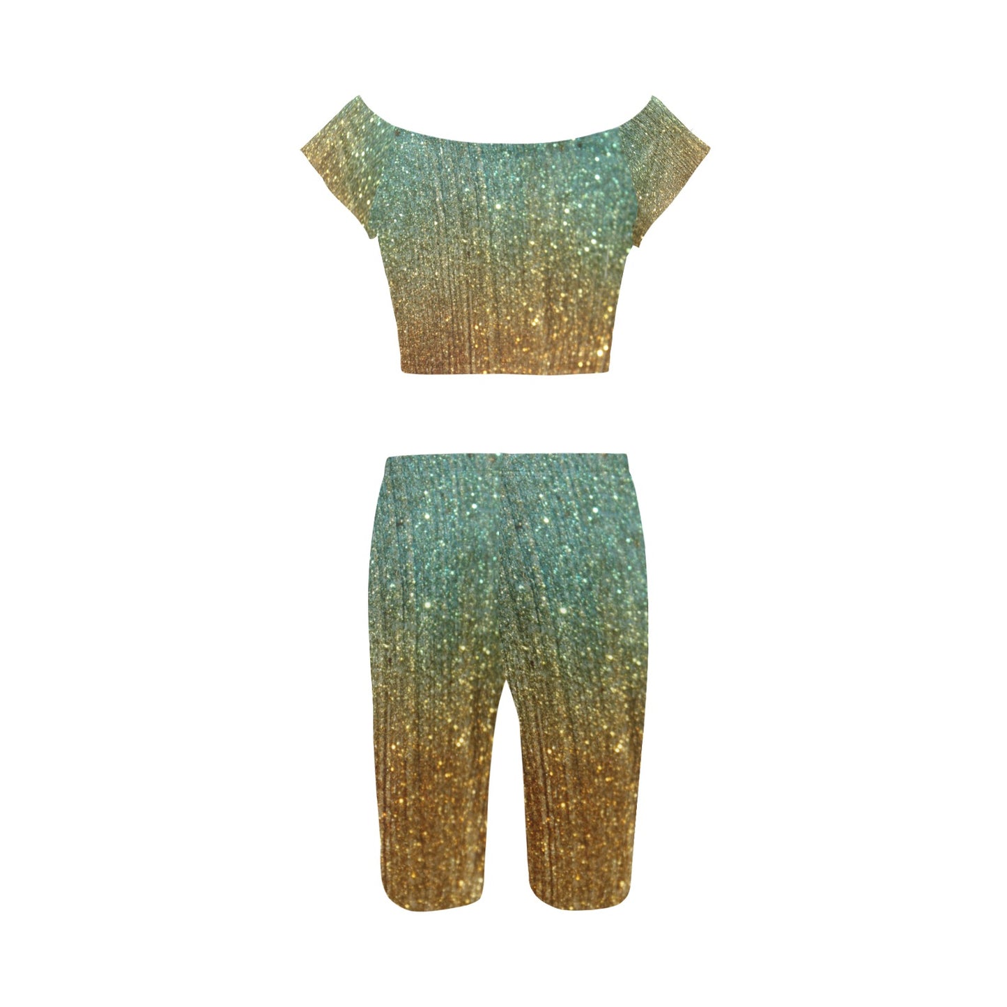 kokorepublic Women's Crop Top Yoga Set(Sets 06)