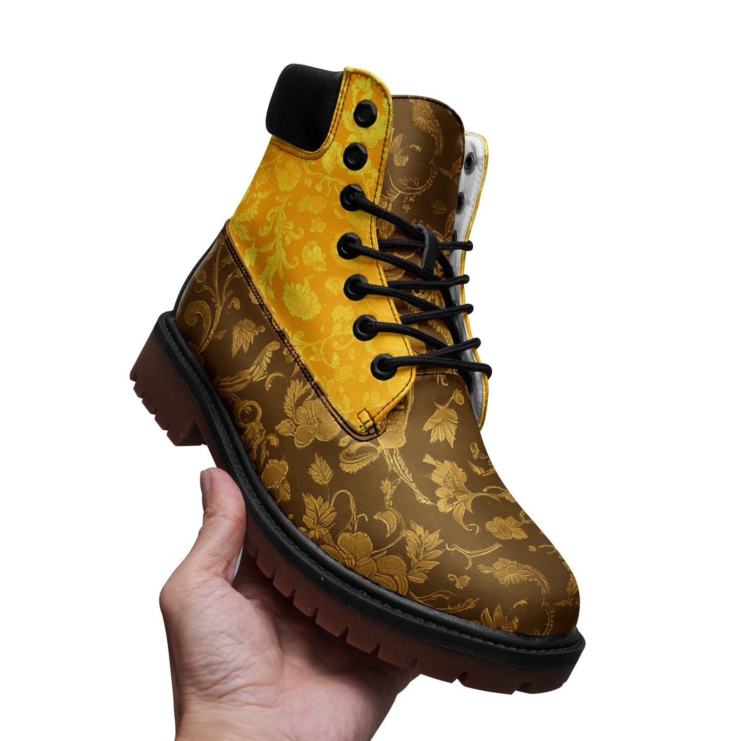 Premium Lightweight Microfiber Leather Chukka Boots