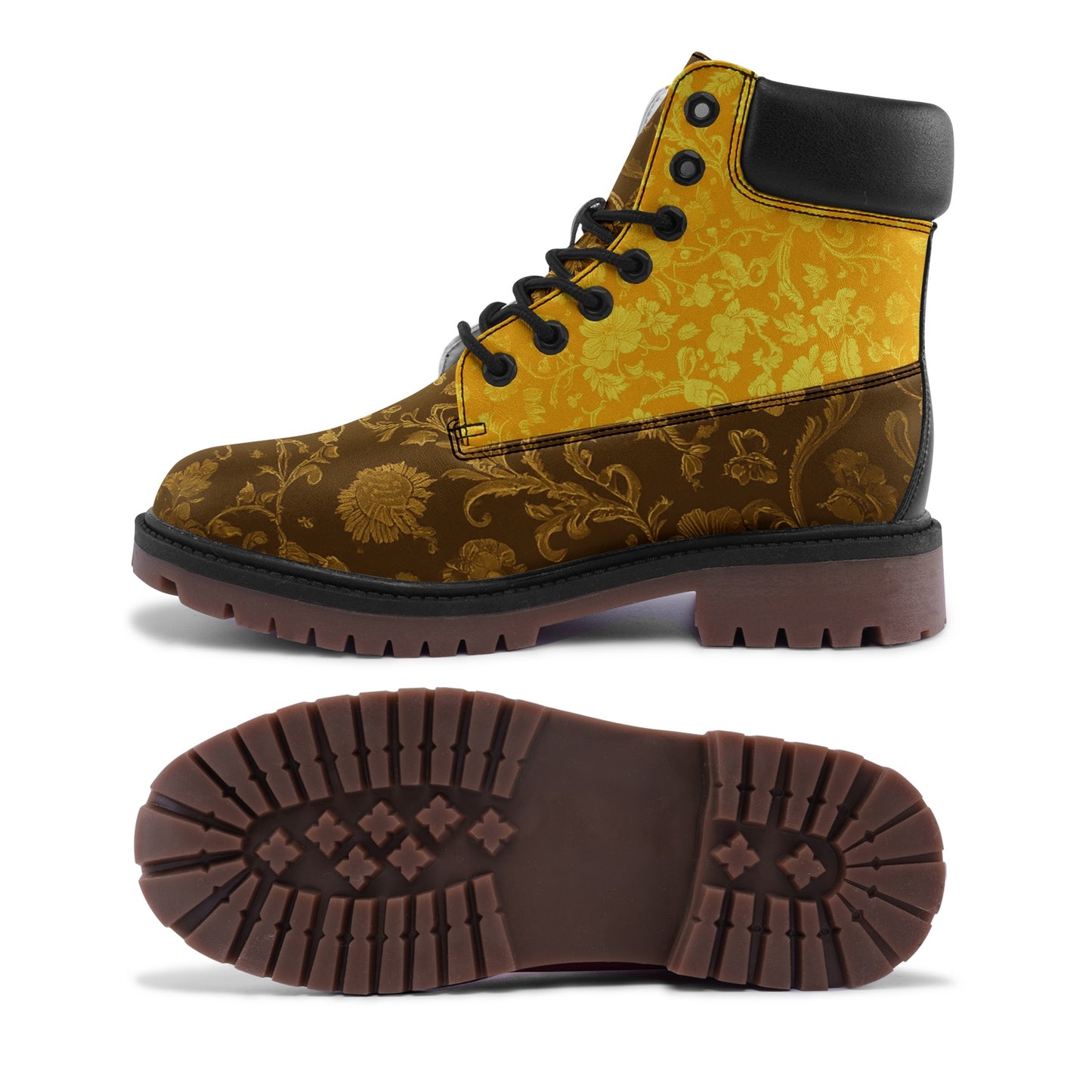Premium Lightweight Microfiber Leather Chukka Boots