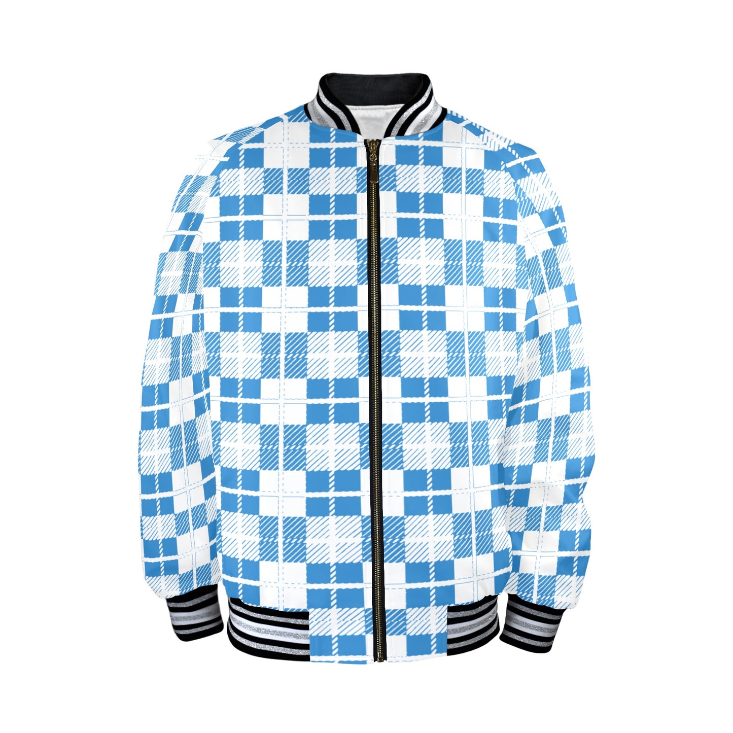 kokorepublicNew Men's Striped Trim Bomber Jacket