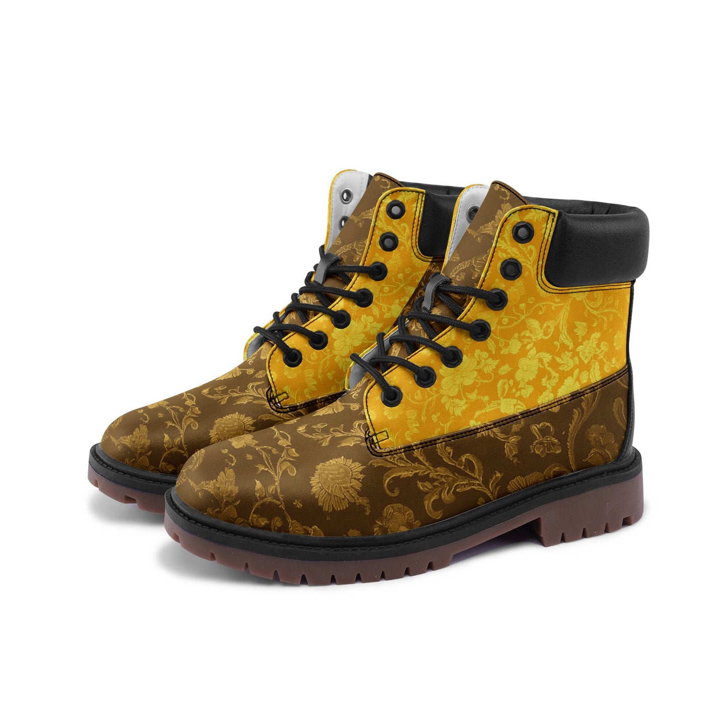 Premium Lightweight Microfiber Leather Chukka Boots