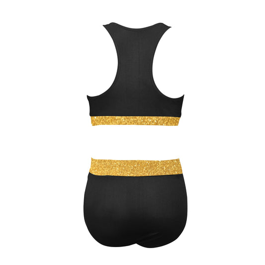 kokorepublic Women's Crop Top Bikini Set (S21)