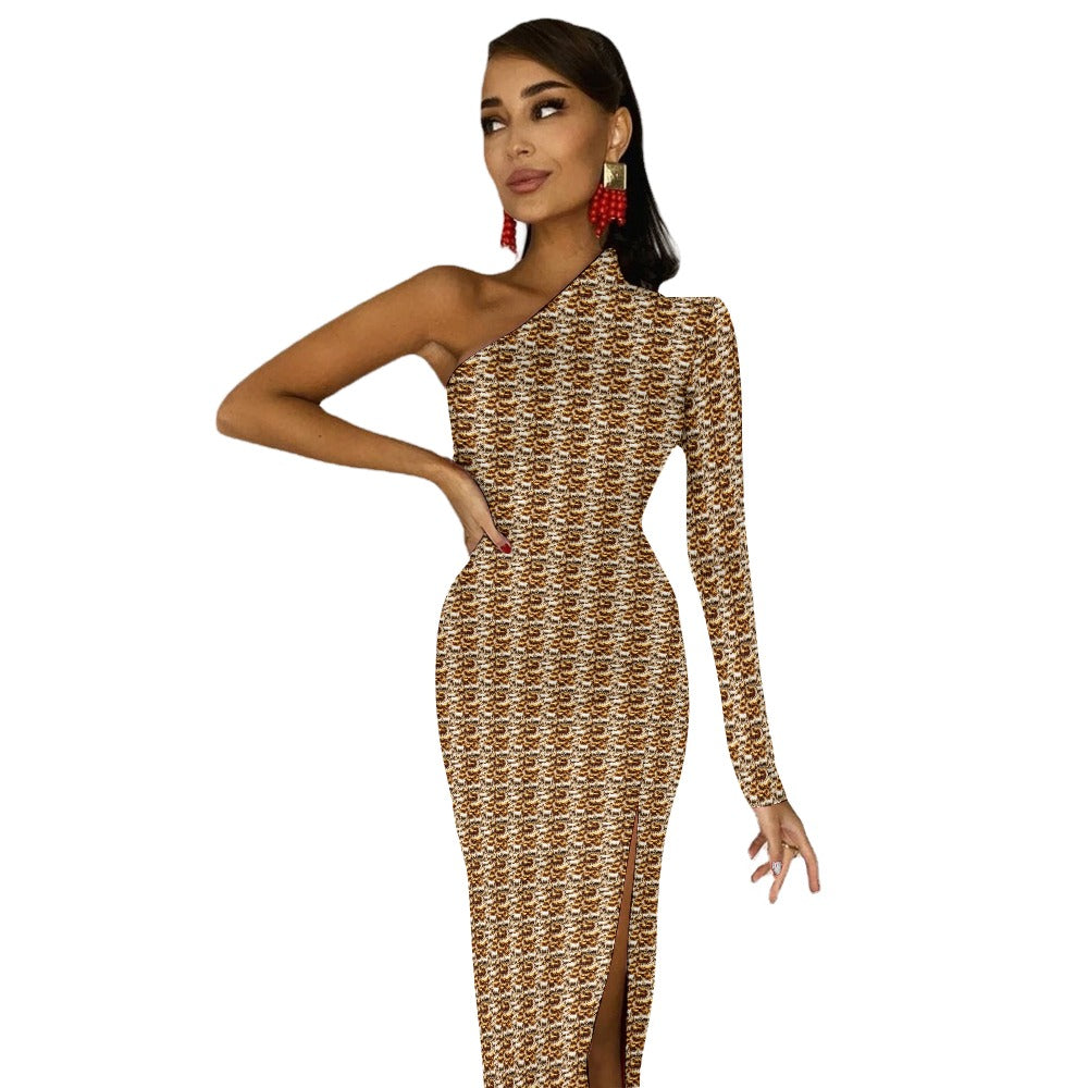 kokorepublic Half Sleeve Slit Dress