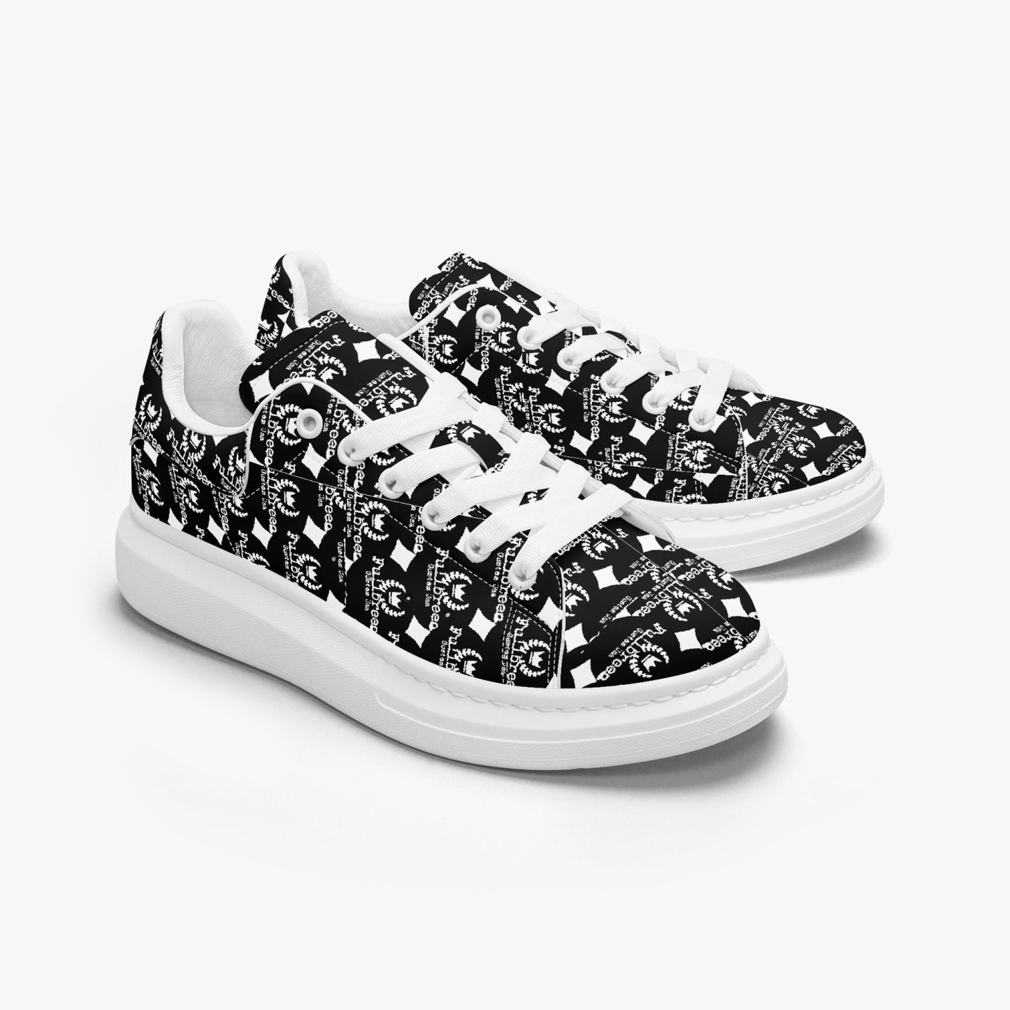 FullbreedCustom 978. Leather Oversized Sneakers - Tongue Printable