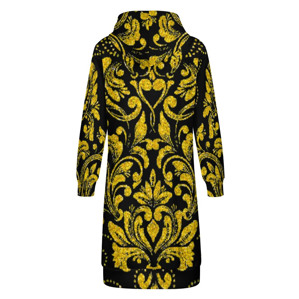 kokorepublic    Women's full print long Hoodie