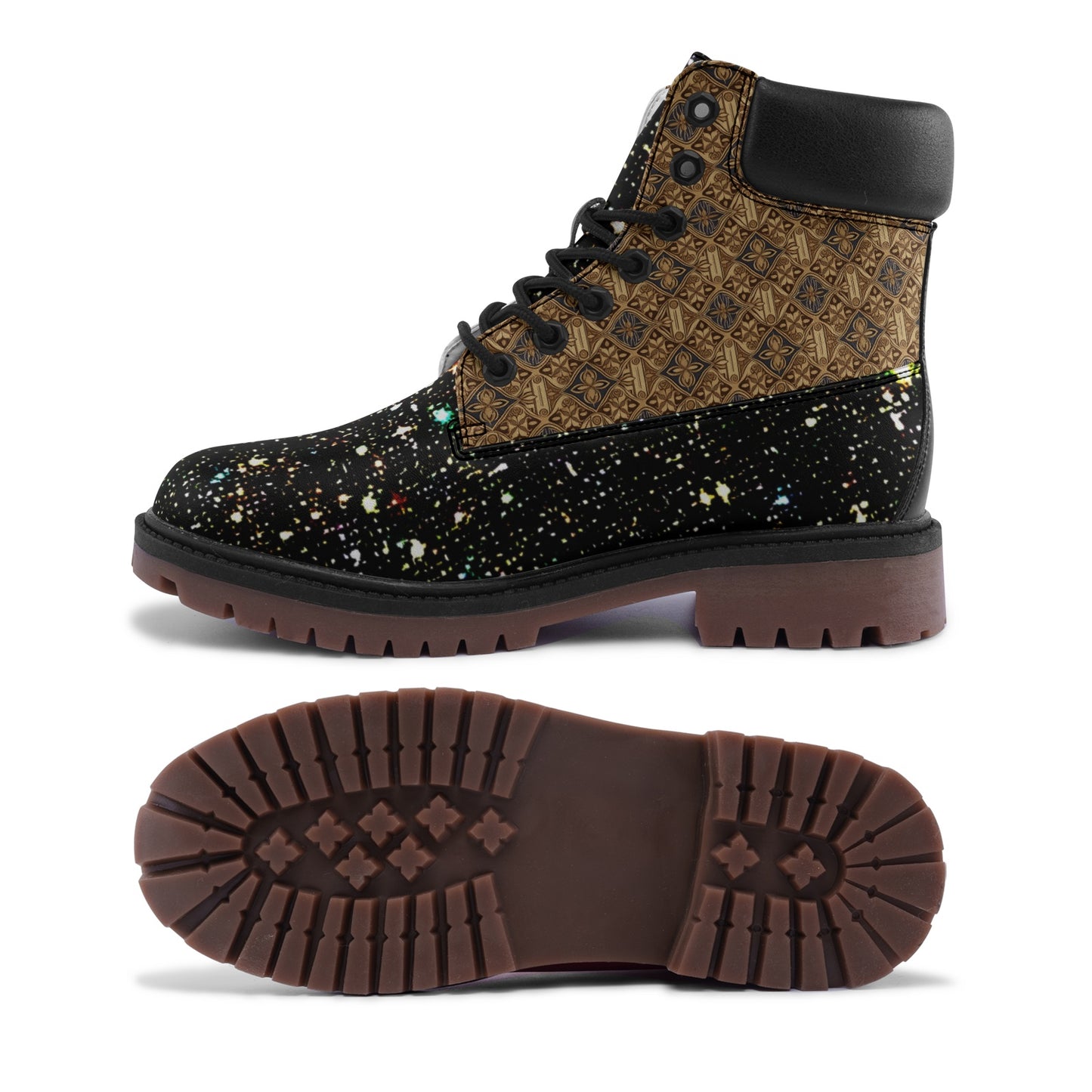 Premium Lightweight Microfiber Leather Chukka Boots