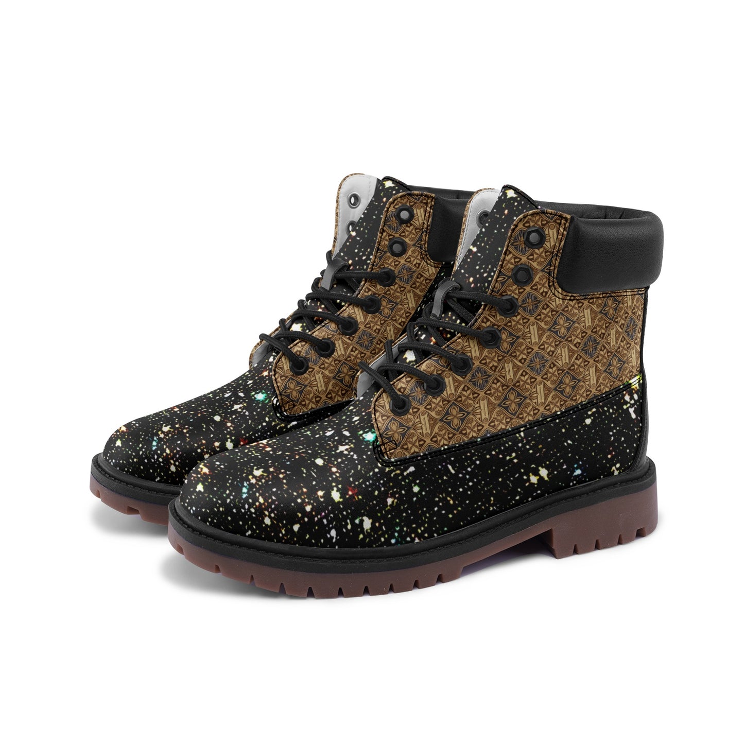 Premium Lightweight Microfiber Leather Chukka Boots