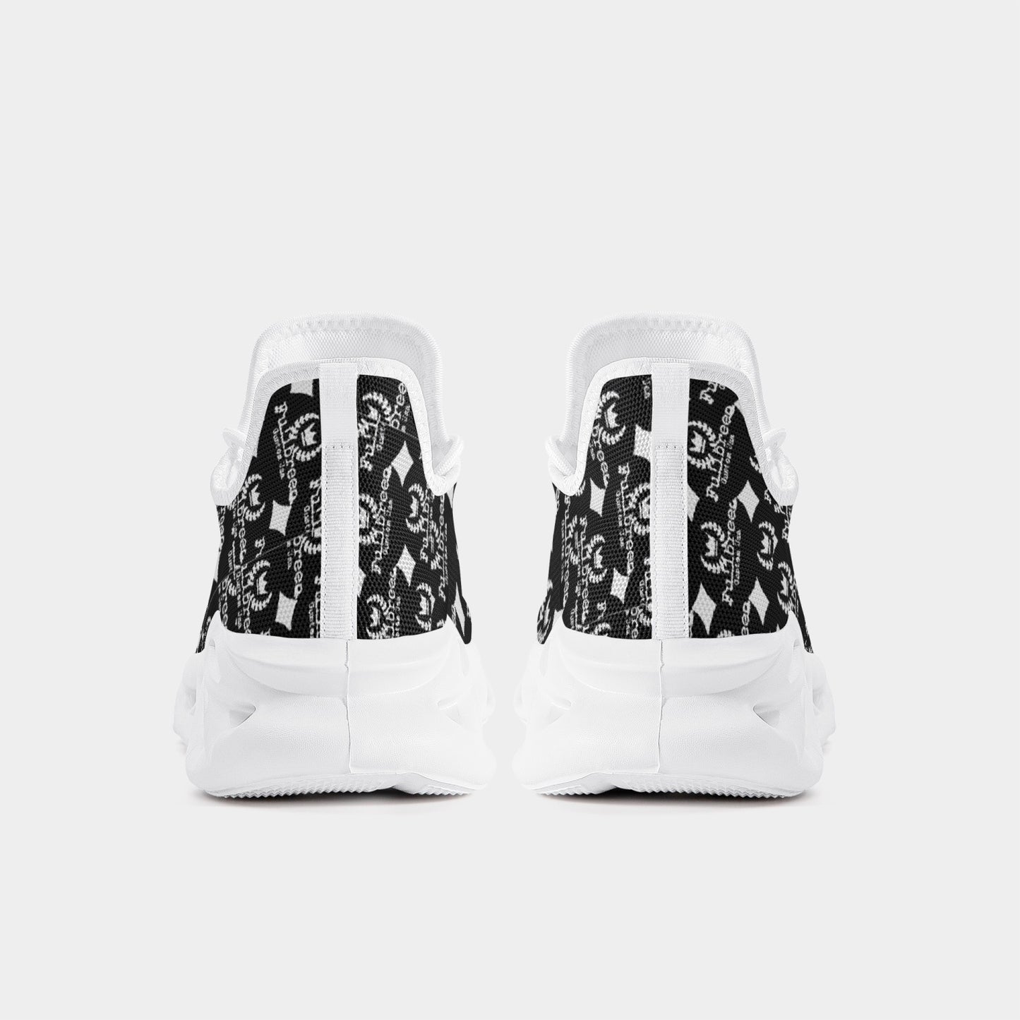 kokorepublic 311. Bounce Mesh Knit Sneakers - White
