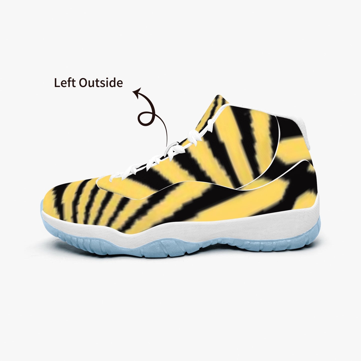 522.  AJ11 Basketball Sneakers -Blue Sole