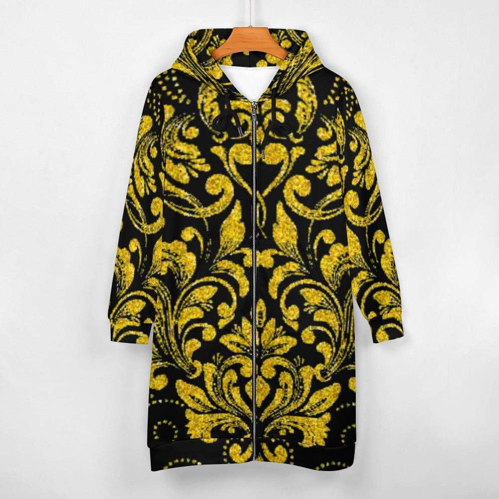 kokorepublic    Women's full print long Hoodie