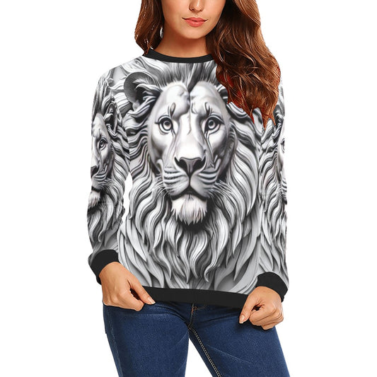 kokorepublic Women's All Over Print Sweatshirt (Model H18)