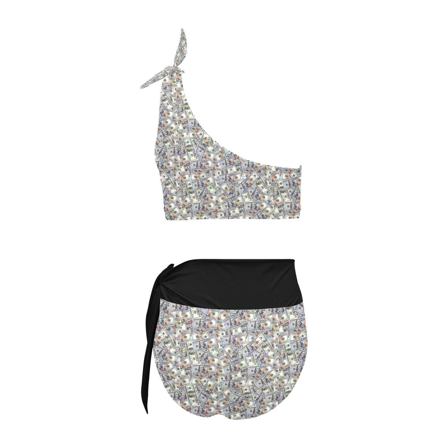 FullbreedCustom High Waisted One Shoulder Bikini Set (S16)