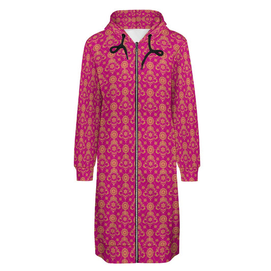 Kokorepublic Women's full print long Hoodie