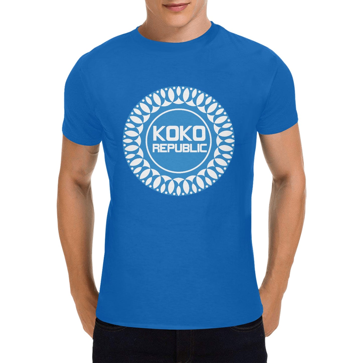 kokorepublic  Men's Gildan T-shirt 100% Cotton (USA Size) (Model T02)