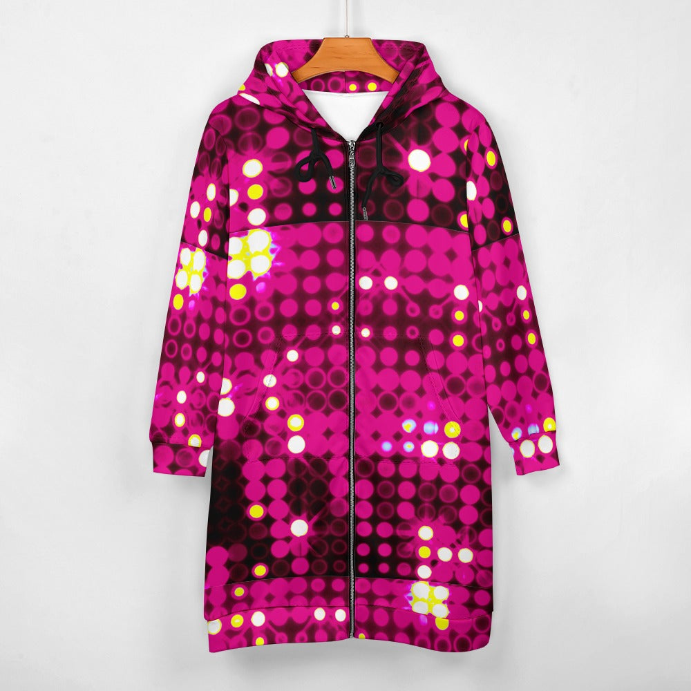 kokorepublic Women's full print long Hoodie