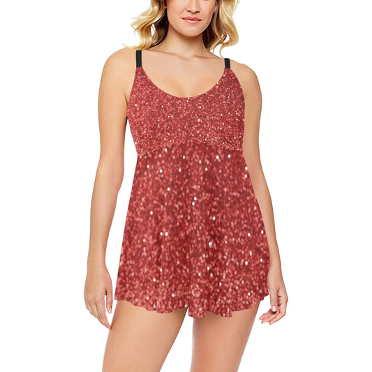 kokorepublic Chest Pleat Swim Dress (S31)