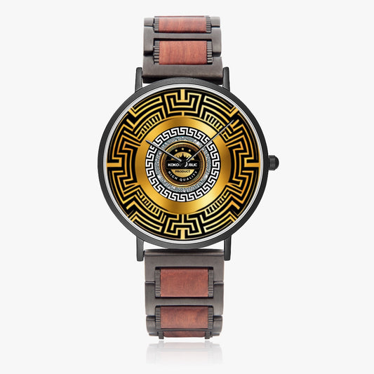kokorepublic 738. New wooden Strap Quartz Watch