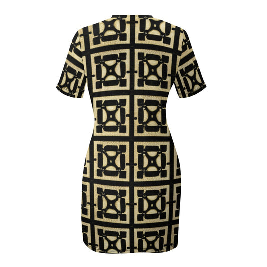Kokorepublic Crew Neck Short Sleeve Dress
