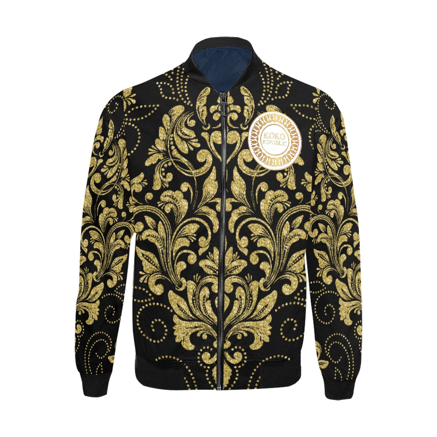 kokorepublic Men's All Over Print Bomber Jacket (Model H31)