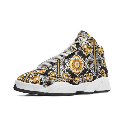 Unisex High Top Leather Sneakers