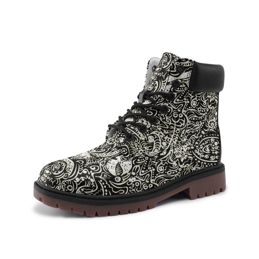 Premium Lightweight Microfiber Leather Chukka Boots