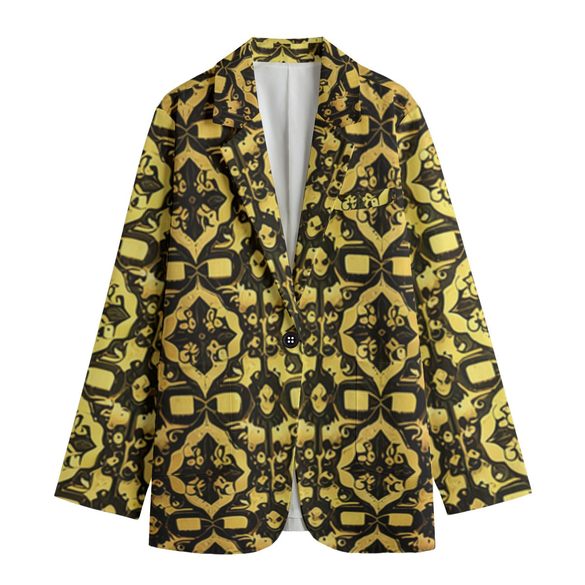 Kokorepublic Print Women's Leisure Blazer | 245GSM Cotton