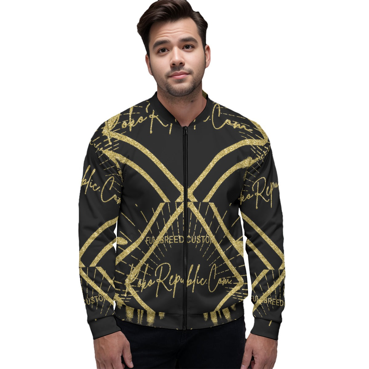 kokorepublic Print Unisex Bomber Jacket