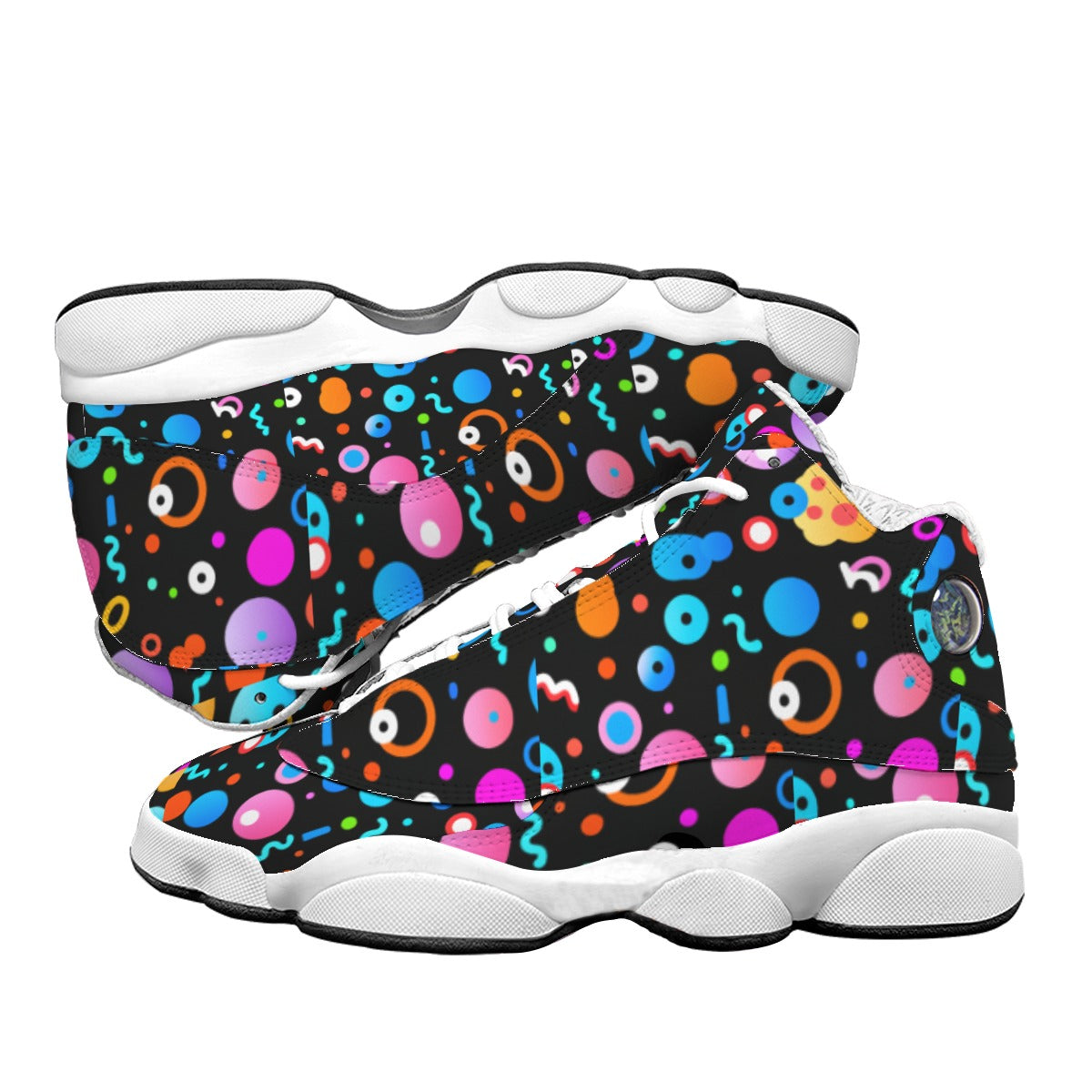 kokorepublic Men's Curved Basketball Shoes With Thick Soles