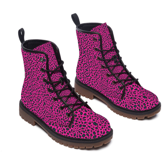 All-Over Print Men's Martin Short Boots