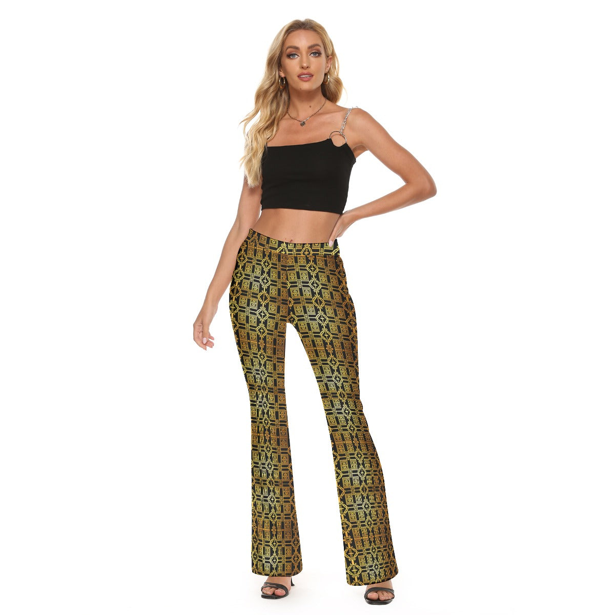 kokorepublic Print Women's Skinny Flare Pants