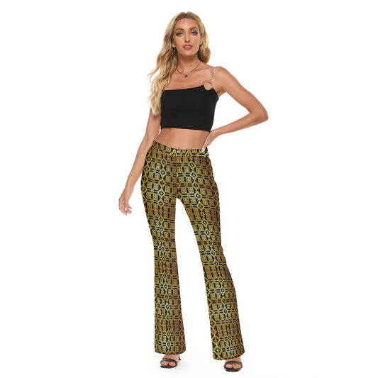 kokorepublic Print Women's Skinny Flare Pants
