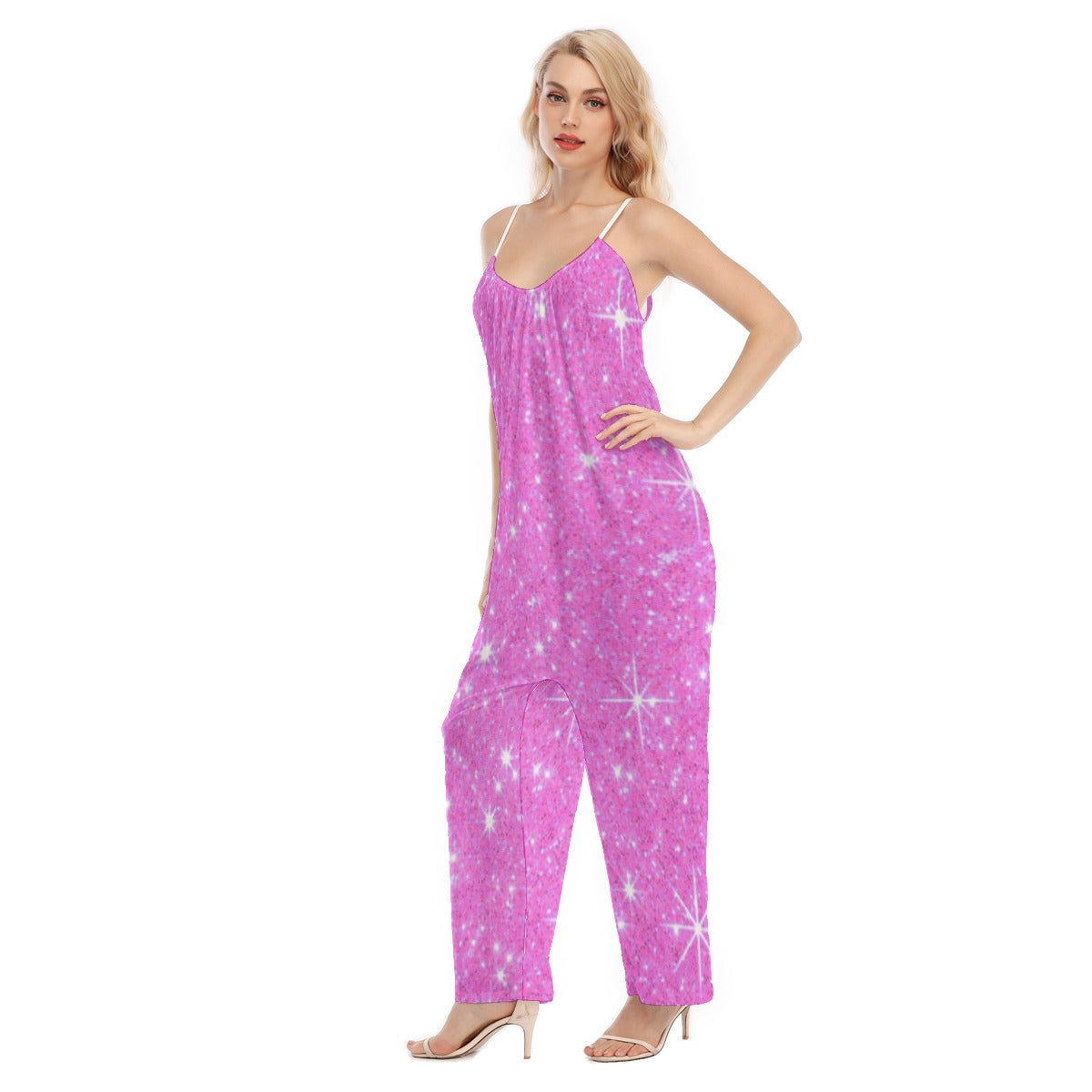 kokorepublic Print Women's V-neck Cami Jumpsuit