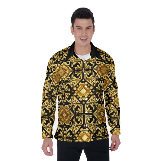 kokorepublic  Print Men's Long Sleeve Shirt