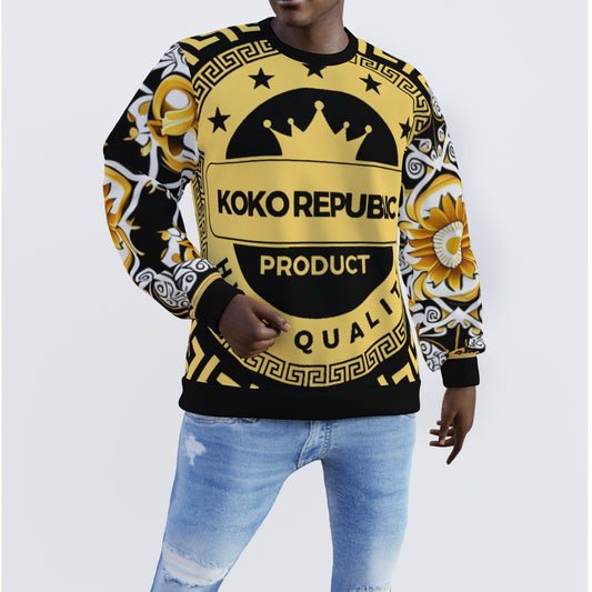 kokorepublic  Print Men's Sweater
