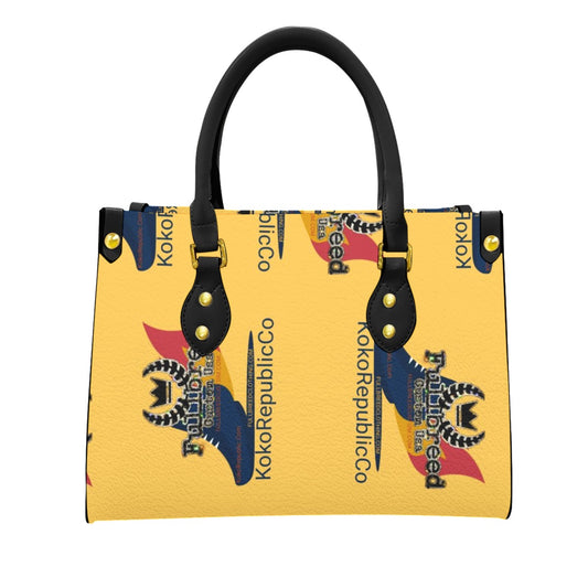Women's Tote Bag With Black Handle