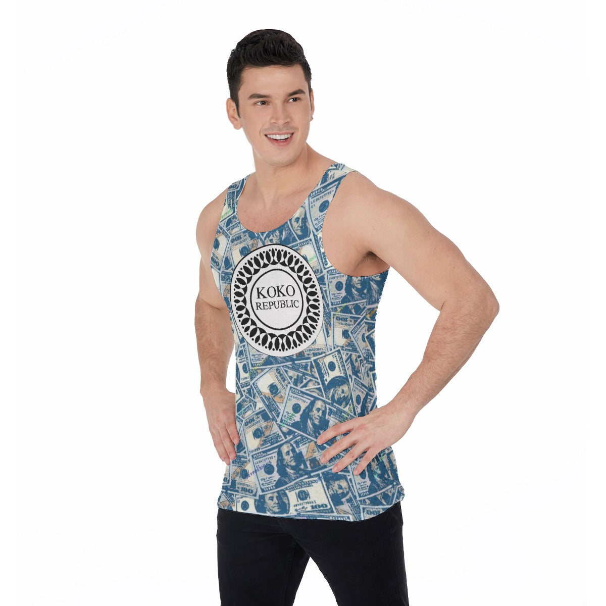 kokorepublic Print Men's Tank Top