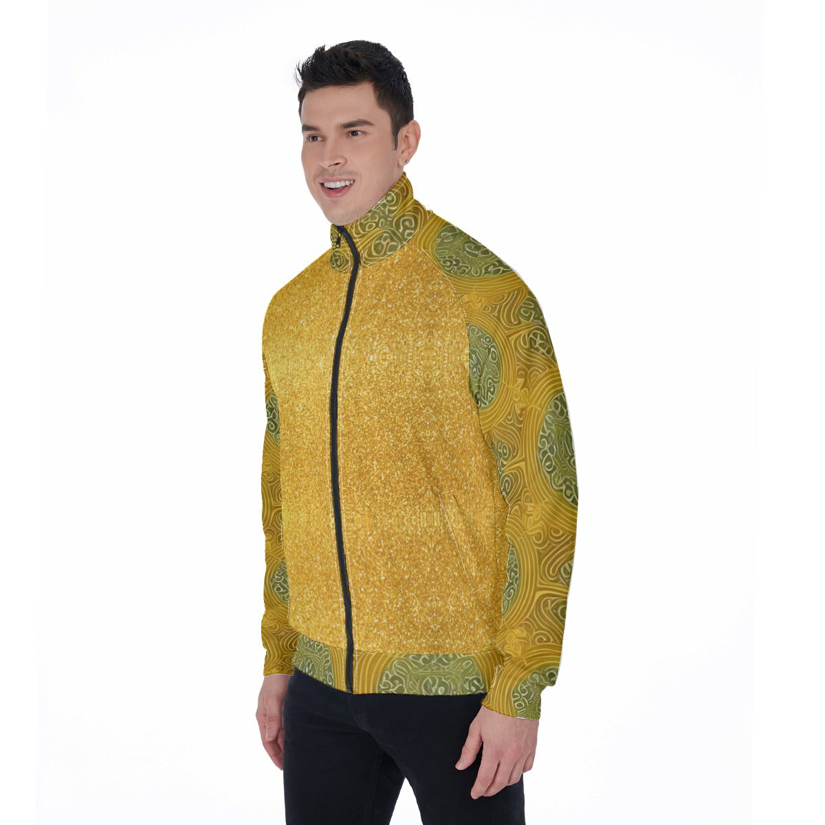 Kokorepublic  Men's Stand Collar Jacket