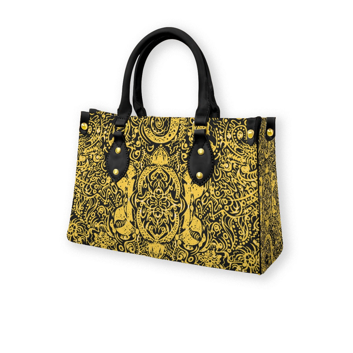 kokorepublic Women's Tote Bag With Black Handle