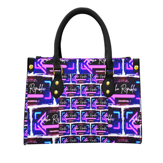 Women's Tote Bag With Black Handle