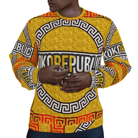 All-Over Print Men's Thicken Sweater