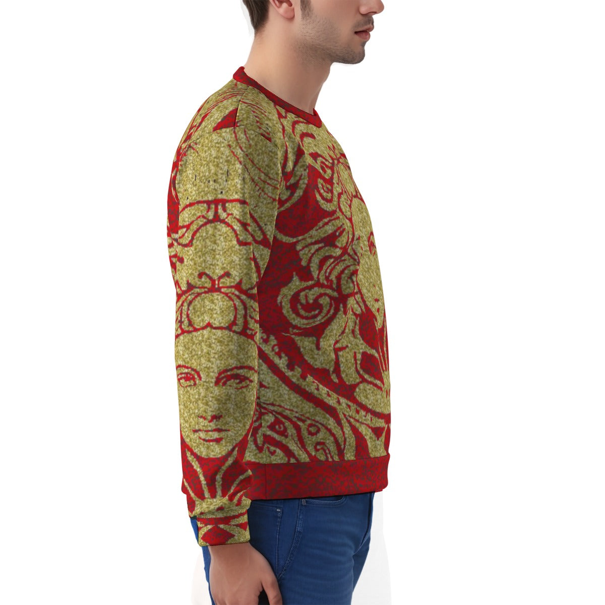 Kokorepublic  Print Men's Heavy Fleece Sweatshirt