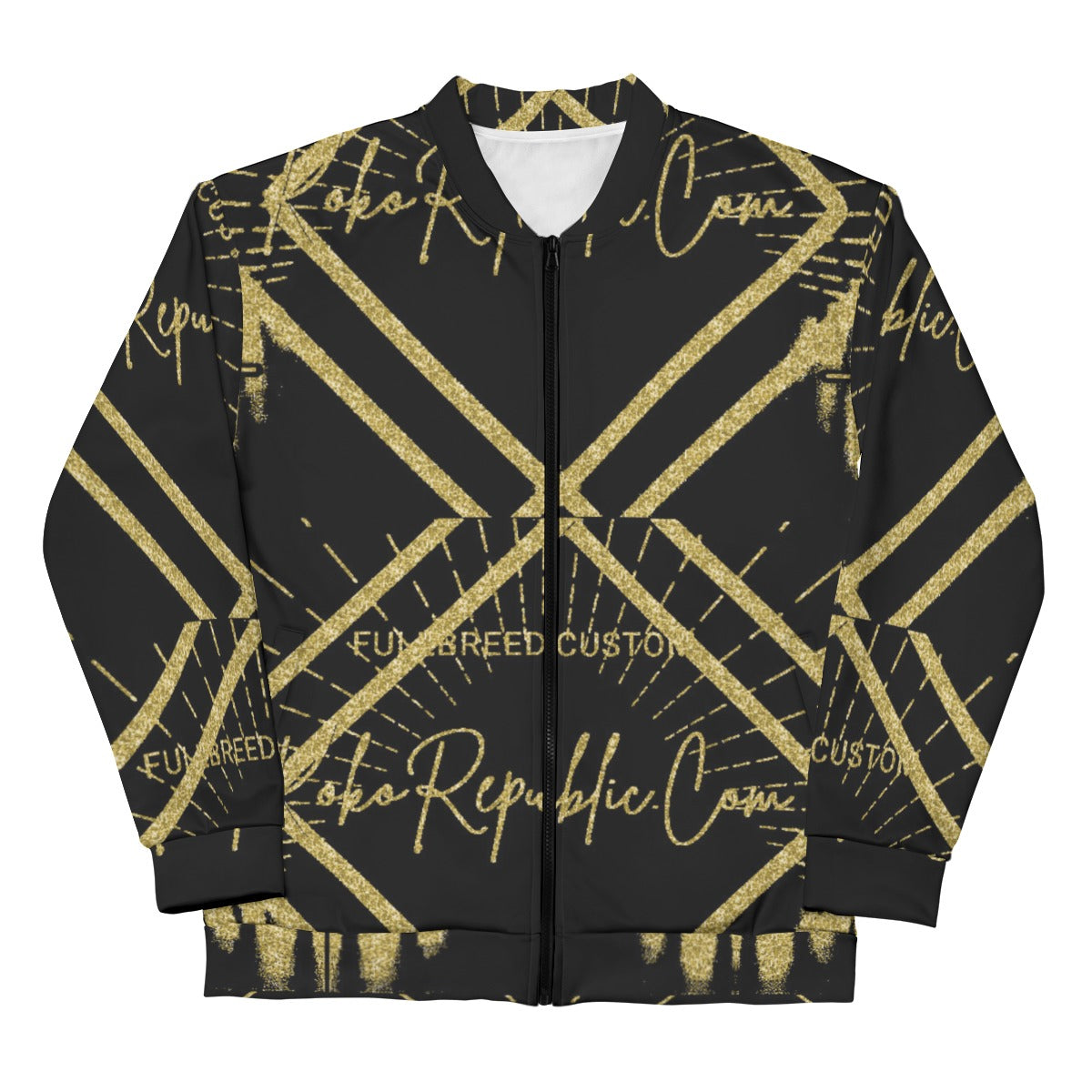 kokorepublic Print Unisex Bomber Jacket