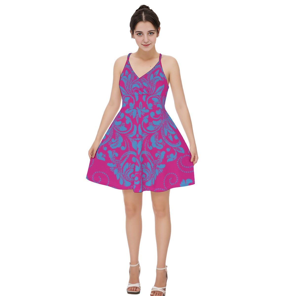 kokorepublic Print Women‘s Cross Cami Dress